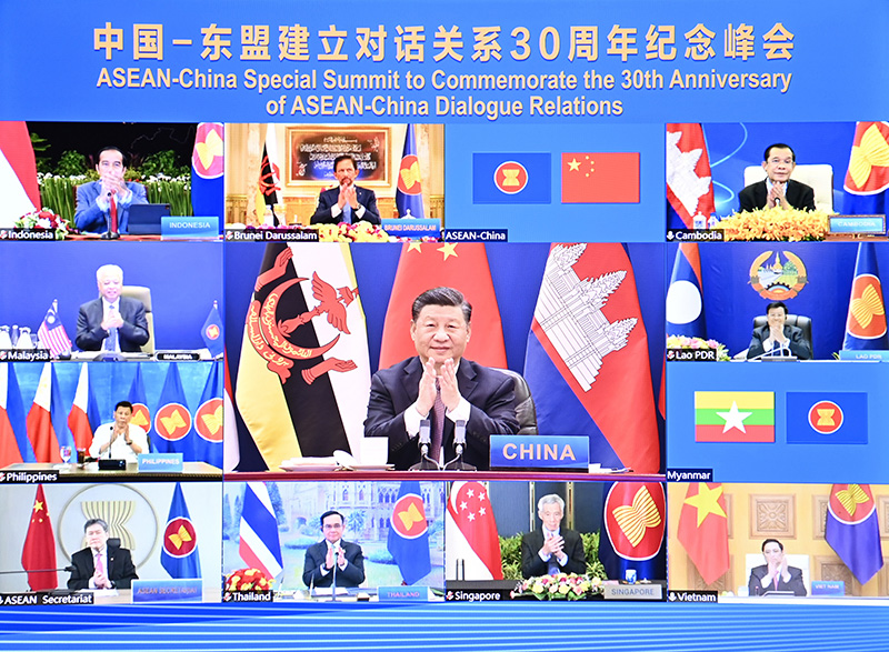 习近平出席并主持中国－东盟建设对话关系30周年岁念峰会 正式宣布建设中国东盟周全战略同伴关系 -  豪门国际