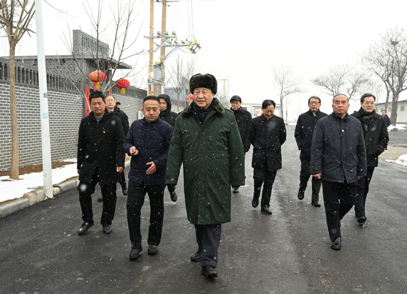习近平春节前夕赴山西探望慰问下层干部群众 向天下各族人民致以优美的新春祝福 -  豪门国际