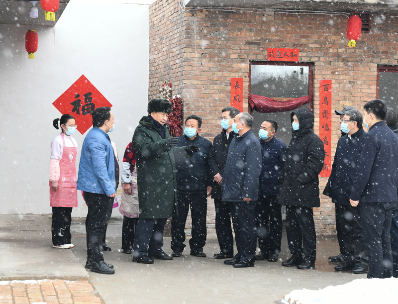 习近平春节前夕赴山西探望慰问下层干部群众 向天下各族人民致以优美的新春祝福 -  豪门国际