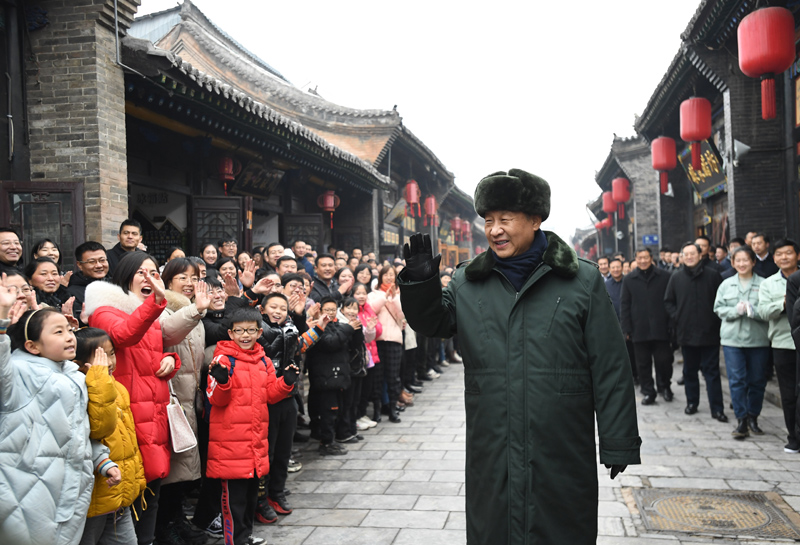 习近平春节前夕赴山西探望慰问下层干部群众 向天下各族人民致以优美的新春祝福 -  豪门国际