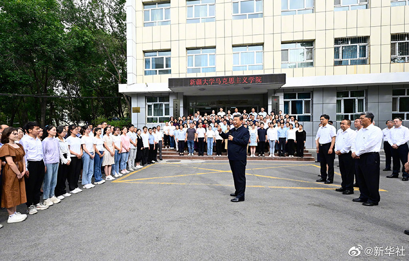 习近平在新疆乌鲁木齐市考察调研 -  豪门国际