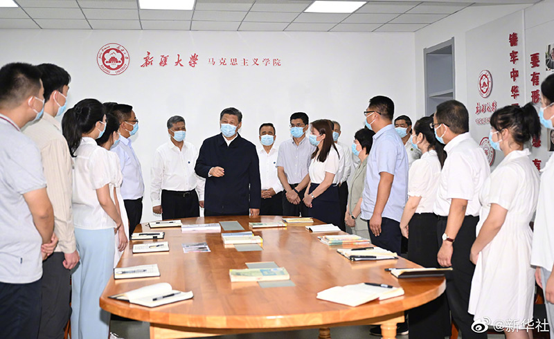 习近平在新疆乌鲁木齐市考察调研 -  豪门国际