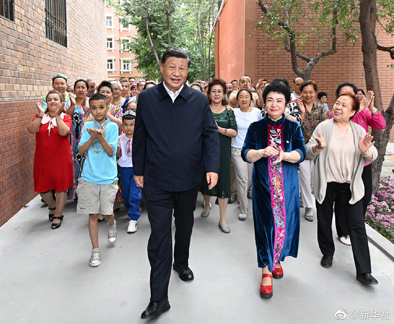 习近平在新疆乌鲁木齐市考察调研 -  豪门国际
