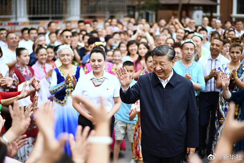 习近平在新疆乌鲁木齐市考察调研 -  豪门国际