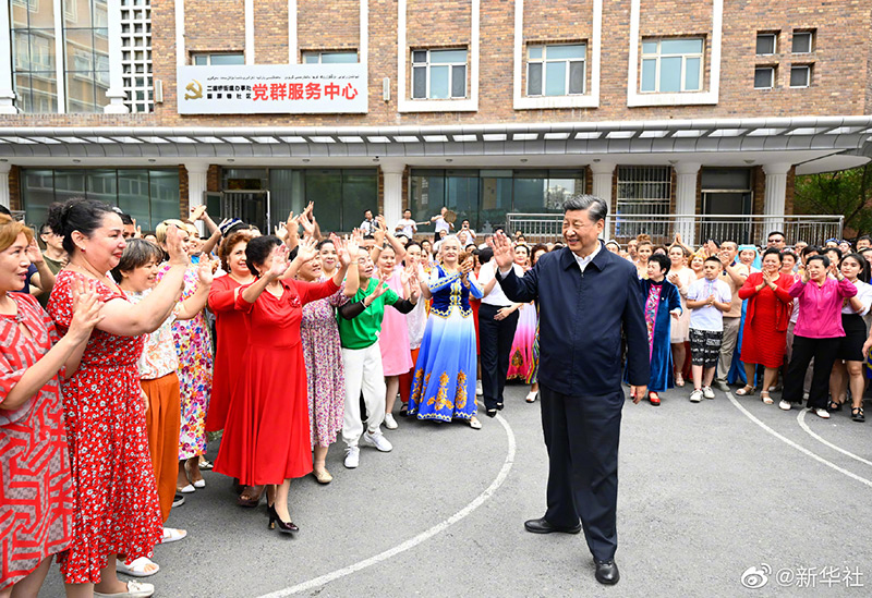 习近平在新疆乌鲁木齐市考察调研 -  豪门国际