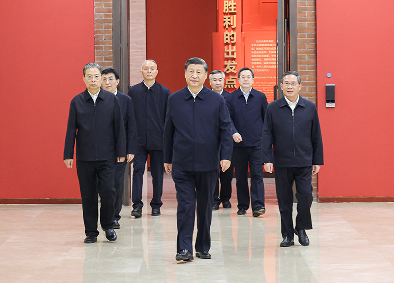 习近平瞻仰延安革命纪念地：弘扬伟大建党精神和延安精神 为实现党的二十大提出的目的使命而团结斗争 -  豪门国际