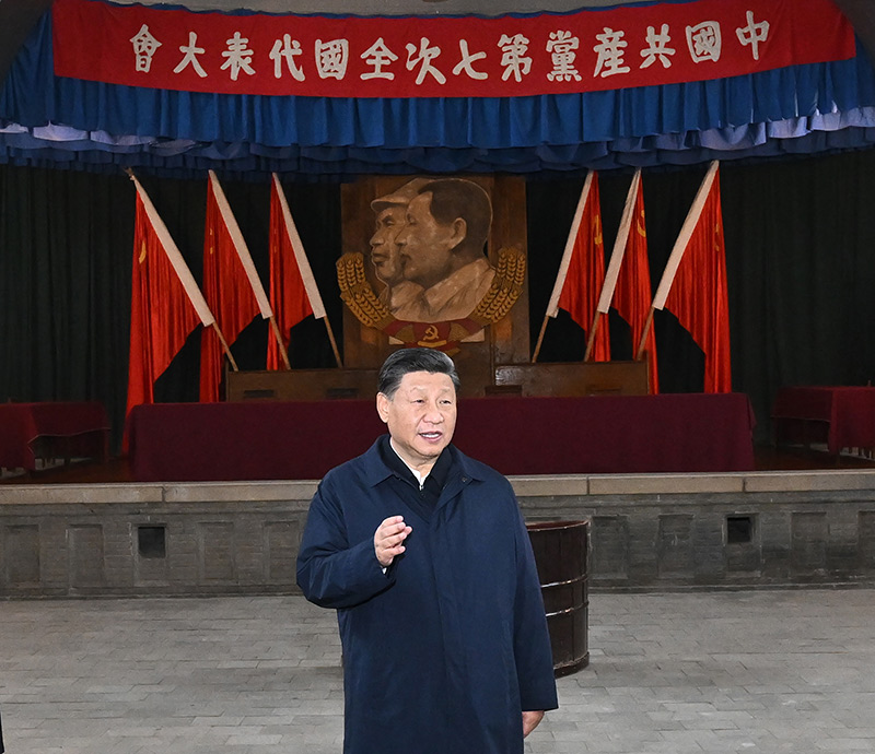 习近平瞻仰延安革命纪念地：弘扬伟大建党精神和延安精神 为实现党的二十大提出的目的使命而团结斗争 -  豪门国际