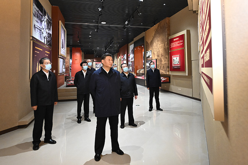 习近平瞻仰延安革命纪念地：弘扬伟大建党精神和延安精神 为实现党的二十大提出的目的使命而团结斗争 -  豪门国际